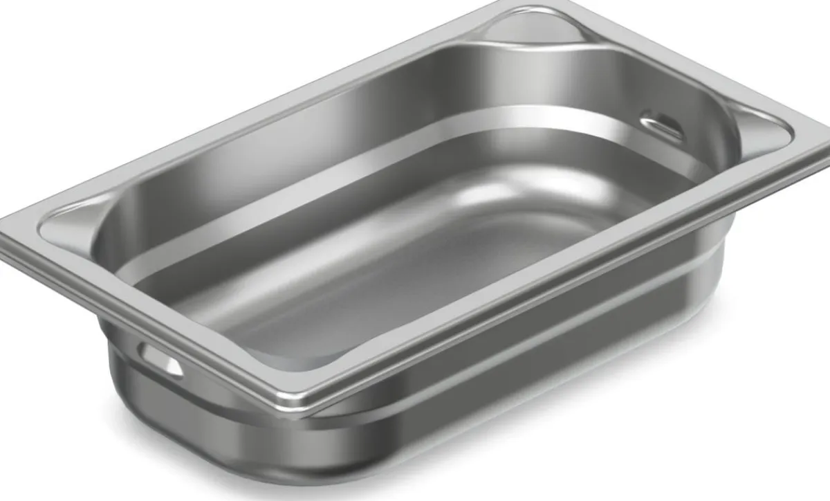 Bac GN 1/4 inox 18/10 P10 cm 2,8 L - PUJADAS Sale