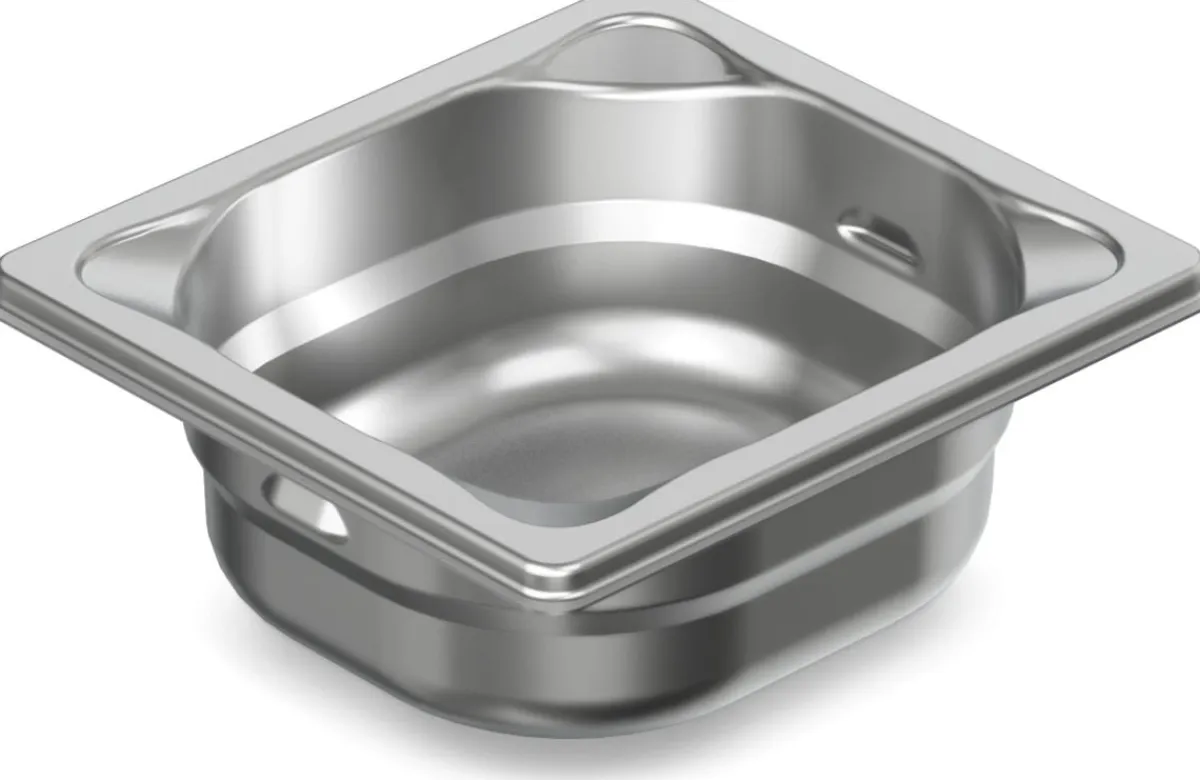 PUJADAS Bac GN 1/6 inox 18/10 P15 cm 2,2 L Hot