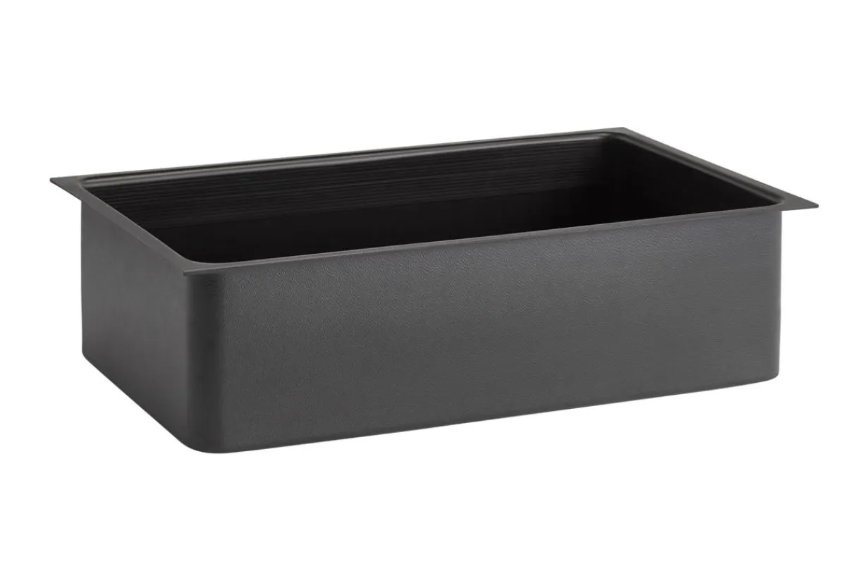 APS Bac GN1/1 polystyrène (ps) noir 51,5x31x14 cm Valo Best