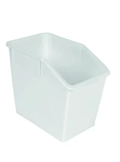 Bac à ingrédients plastique blanc 66x40x56 cm 80 L Sans couvercle - GILAC Hot