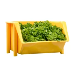 Bac à ingrédients plastique jaune 52,5x42,5x31,5 cm Sans couvercle - GILAC Outlet