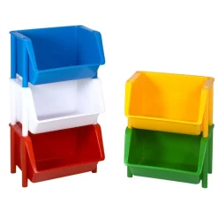 Bac à ingrédients plastique rouge 52,5x42,5x31,5 cm Sans couvercle - GILAC Discount