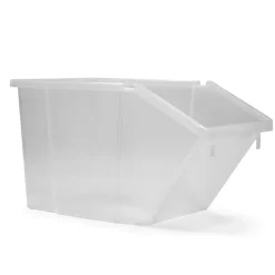 Bac à ingrédients plastique transparent 56,5x31,5x32 cm Avec couvercle Avec roues - GILAC Online