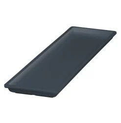 Bac mélamine gris 530x162 mm Vestah - PLATEX Online