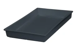 PLATEX Bac mélamine gris 530x325x60 mm Vestah