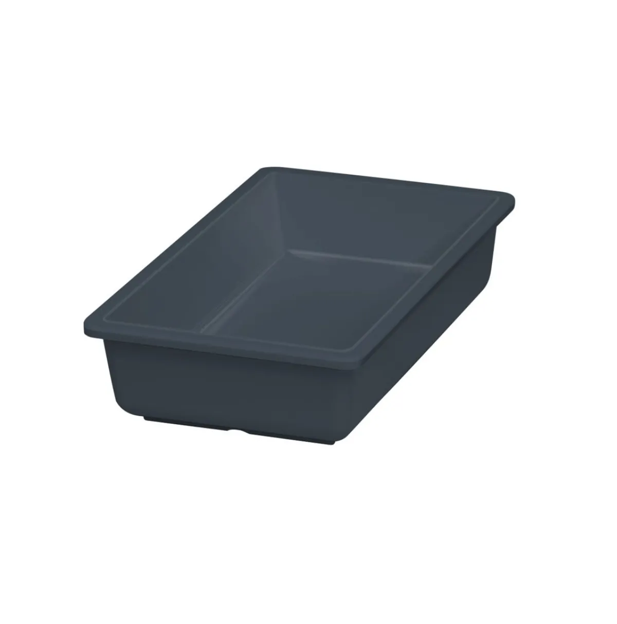 PLATEX Bac mélamine gris 165x265x65 mm Vestah Best