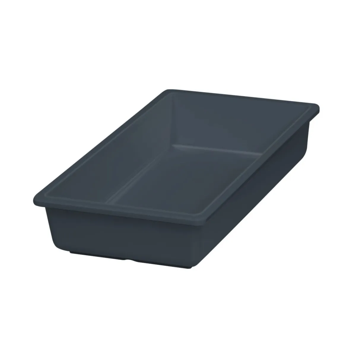 PLATEX Bac mélamine gris 325x176x65 mm Vestah Outlet