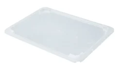 GILAC Bac plat Avec couvercle blanc plastique 48,5x33,5x7,5 cm 8 L fond plein parois pleines Outlet
