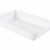 GILAC Bac plat Avec couvercle blanc plastique 34,7x23x7 cm 3 L fond plein parois pleines Sale
