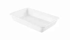 GILAC Bac plat Avec couvercle blanc plastique 34,7x23x7 cm 3 L fond plein parois pleines Sale