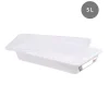 Bac plat HACCP Avec couvercle blanc plastique 45x29x8,5 cm 5 L fond plein parois pleines - GILAC Best