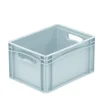 Bac plein Sans couvercle gris plastique 40x30x22 cm 20,8 L fond plein parois pleines - Aucune New
