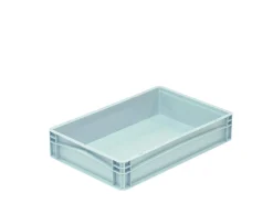 Bac plein Sans couvercle gris plastique 60x40x12 cm 23,9 L fond plein parois pleines - Aucune Sale