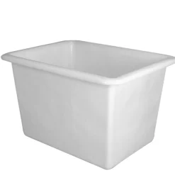 GILAC Bac profond Sans couvercle blanc plastique 120x80x86 cm 500 L fond plein parois pleines Online