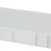 Bac à pâtons Sans couvercle blanc plastique 60x40x9 cm 15 L fond plein parois pleines - GILAC Online