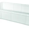 Bac à pâtons Sans couvercle plastique 60x40x13 cm 23 L fond plein parois pleines - GILAC Discount