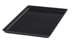 Bac rectangulaire noir mélamine 53 cm Vestah - PLATEX Outlet