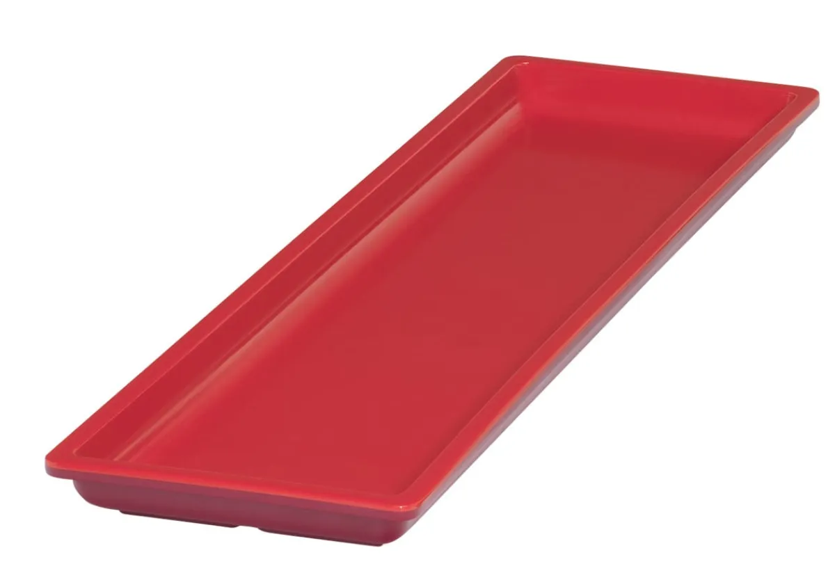 Bac rouge mélamine 53 cm Vestah - PLATEX Best