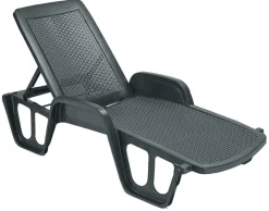 Bain de soleil gris anthracite - Aucune Outlet