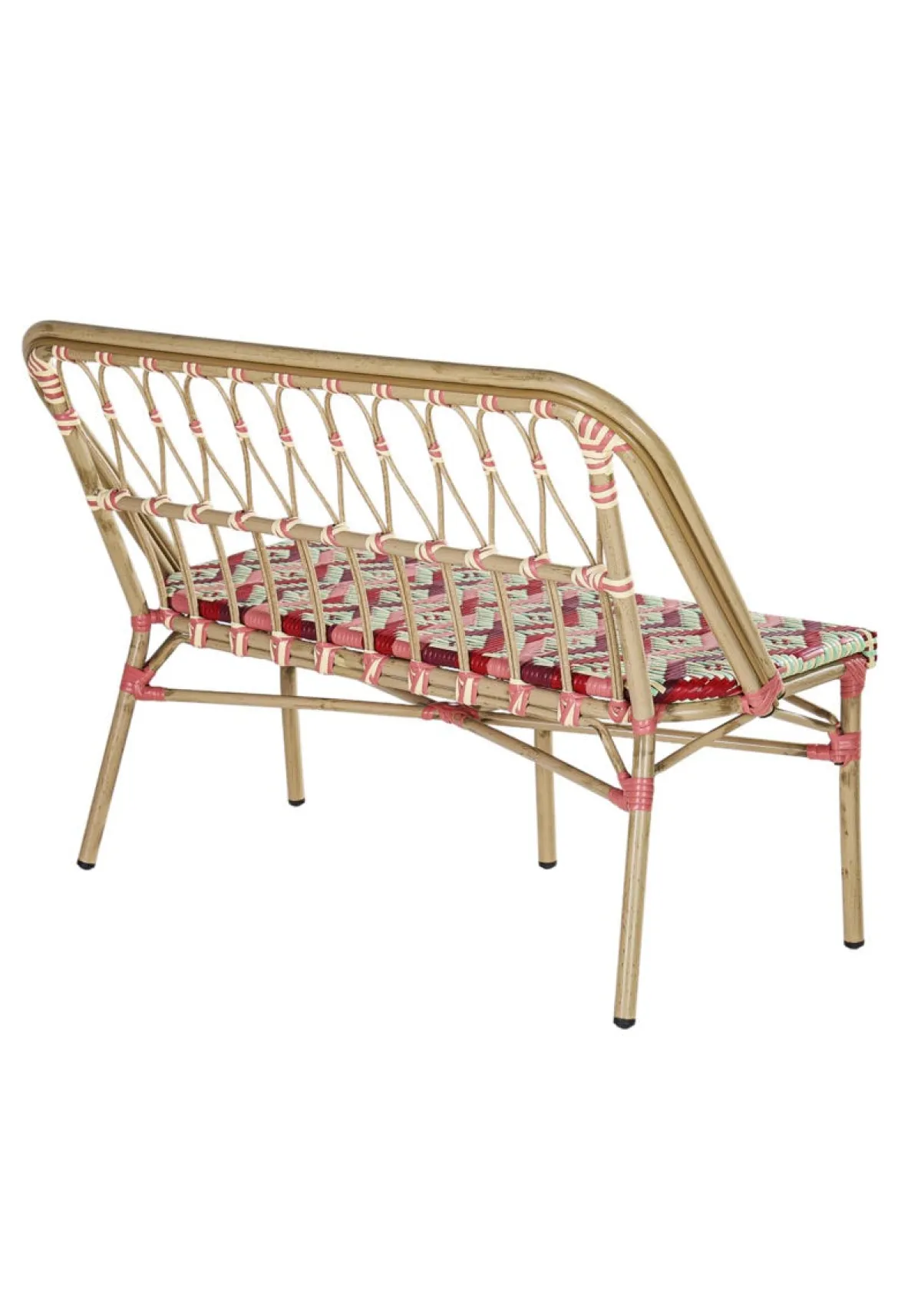 FLEXMOB Banquette d'extérieur 84,5x118x57,5 cm Magenta Hot