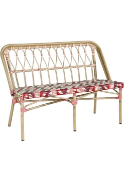 FLEXMOB Banquette d'extérieur 84,5x118x57,5 cm Magenta Hot