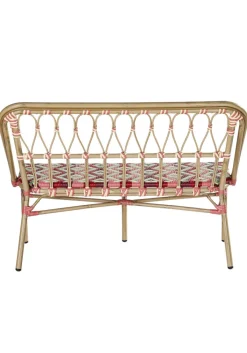 FLEXMOB Banquette d'extérieur 84,5x118x57,5 cm Magenta Hot