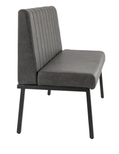 FLEXMOB Banquette d'intérieur gris anthracite 94x120x60 cm Wendy