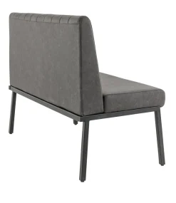 FLEXMOB Banquette d'intérieur gris anthracite 94x120x60 cm Wendy
