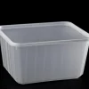 CARTY Barquette avec couvercle rectangulaire blanc 15,9x13x8,3 cm 115 cl (100 pièces) Sale