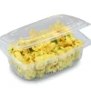 Barquette avec couvercle rectangulaire transparent 14,2x12,3x4,8 cm 75 cl Ondipack (50 pièces) - ALPHAFORM Clearance