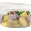 ALPHAFORM Barquette avec couvercle rectangulaire transparent 10,3x8,7x6,8 cm 12,5 cl Multipack (100 pièces) New