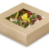 Barquette marron 10x10x5 cm (50 pièces) - ALPHAFORM Online