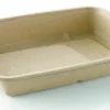 Aucune Barquette rectangulaire beige 23x16x3 cm 60 cl Be Pulp (75 pièces)