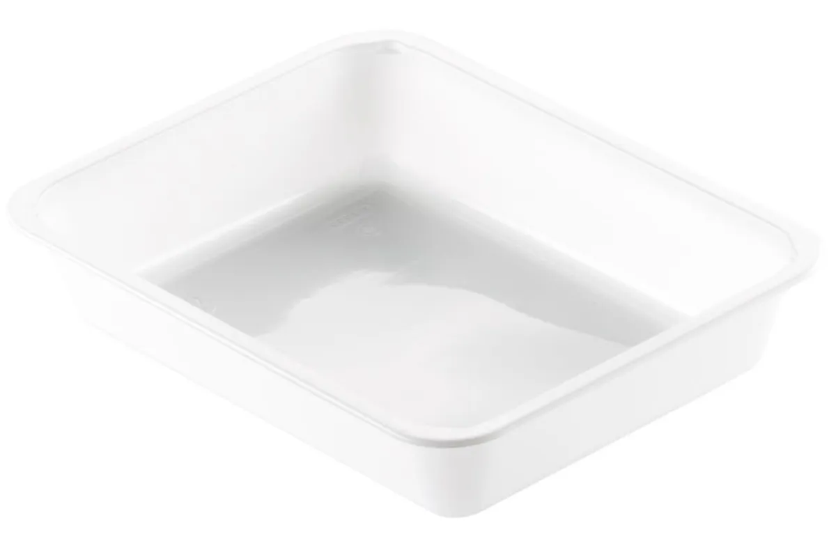 DUNI Barquette rectangulaire blanc 22,5x17,5x4,3 cm 120 cl (300 pièces) Sale