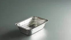 Aucune Barquette rectangulaire gris aluminium 20,3x13,8x5 cm 89 cl (100 pièces) Online