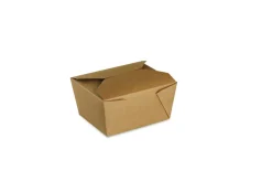 EARTH ESSENTIALS Barquette rectangulaire kraft 13x11x6,5 cm 780 ml (50 pièces) Sale