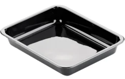 Barquette rectangulaire noir 22,5x17,5x3,4 cm 96 cl (300 pièces) - DUNI