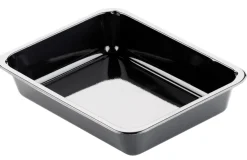 DUNI Barquette rectangulaire noir 22,5x17,5x4,3 cm 120 cl (300 pièces) Outlet