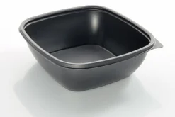 Barquette rectangulaire noir 16,5x16,5x5,5 cm 75 cl Fast Pac (50 pièces) - Aucune Discount
