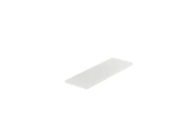 Barrette de dégustation rectangulaire blanc résine Nacryl® 30 cm - MEALPLAK Outlet