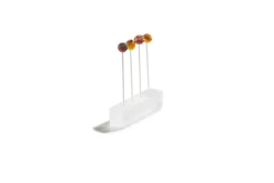 Barrette de dégustation rectangulaire blanc résine Nacryl® 16,5 cm - MEALPLAK Sale