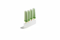 Barrette de dégustation rectangulaire blanc résine Nacryl® 16,5 cm - MEALPLAK Discount