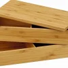 EARTH ESSENTIALS Bento bambou 26x13x11 cm Oxstal (8 pièces) Hot