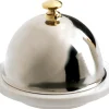 REVOL Beurrier avec cloche inox rond blanc porcelaine culinaire Ø 9 cm Les Essentiels Hot