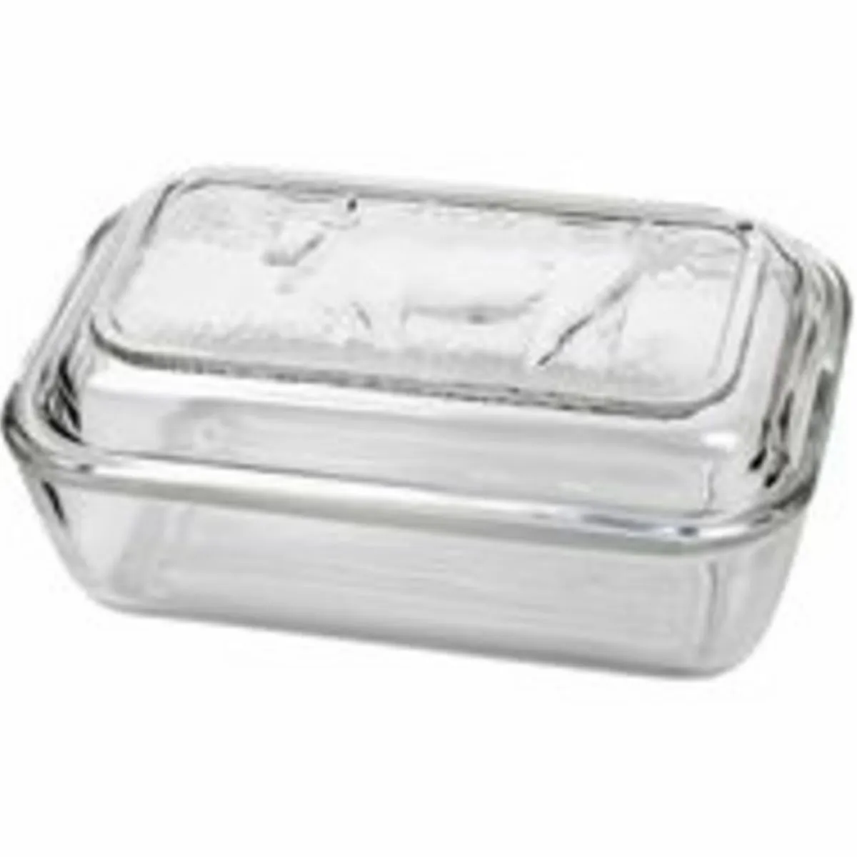LUMINARC Beurrier rectangulaire transparent verre trempé 17 cm Best