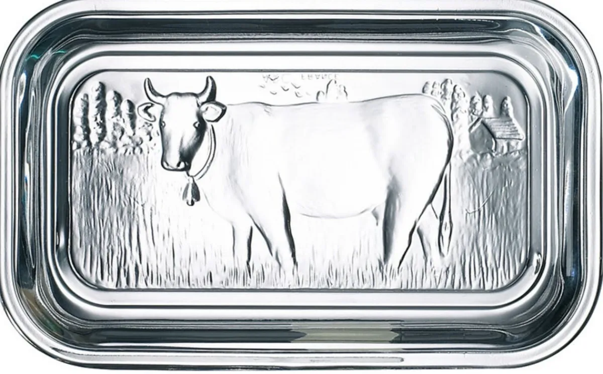 LUMINARC Beurrier rectangulaire transparent verre trempé 17 cm Best