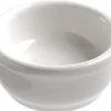 Beurrier rond blanc porcelaine culinaire Ø 5,8 cm Les Essentiels - REVOL Discount