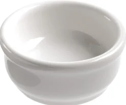 Beurrier rond blanc porcelaine culinaire Ø 5,8 cm Les Essentiels - REVOL Discount