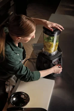WARING Blender à commande manuelle et cloche phonique noir 2 L Xprep