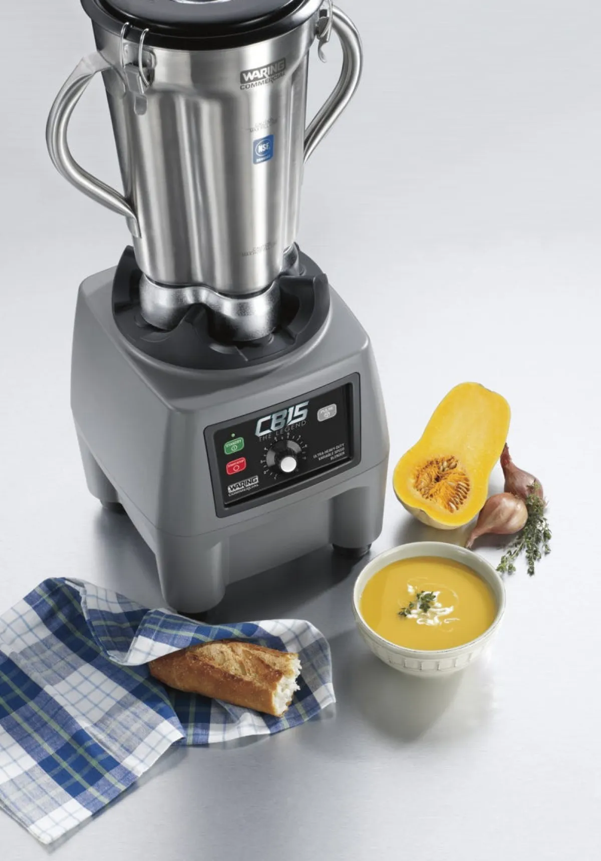 WARING Blender à vitesse variable gris 4 L Cb15
